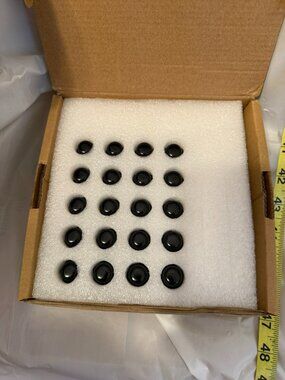 KSP 20pc Black Steel Lug Nuts M12x1.5 Acorn Seat